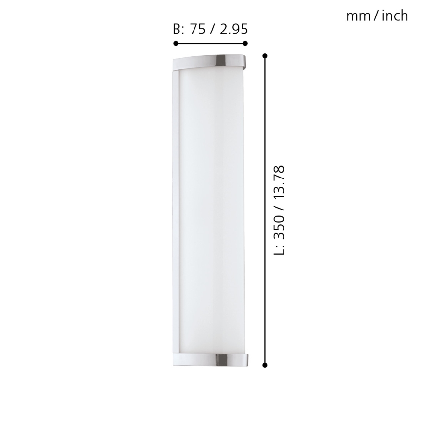 Eglo - LED-badkamerarmatuur LED/8W/230V IP44
