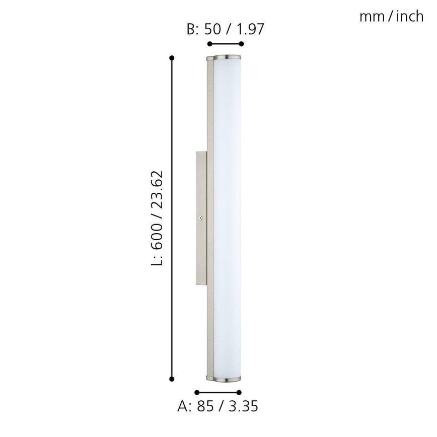 Eglo - LED-badkamerarmatuur LED/13W/230V IP44
