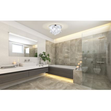 Eglo - Plafonnier LED salle de bain 4xG9/3W/230V IP44