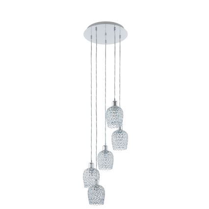 Eglo - Hanglamp aan een koord 5xE27/60W/230V
