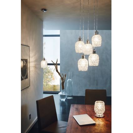 Eglo - Hanglamp aan een koord 5xE27/60W/230V