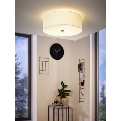 Eglo 94918 - Plafondlamp PASTERI 3xE27/60W/230V