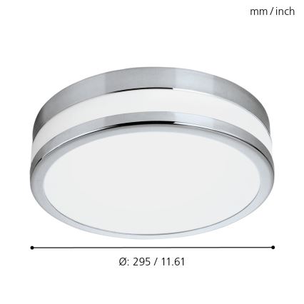 Eglo - Luminaire salle de bain 1xLED/24W/230V IP44
