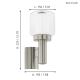 Eglo - Buiten wandlamp 1xE27/40W IP44