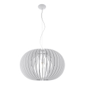 Eglo 95034 - Hanglamp aan kabel STELLATO 1xE27/60W/230V Ø 70 cm wit
