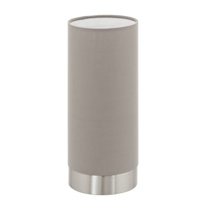 Eglo - Dimbaar tafellamp 1xE27/40W/230V taupe