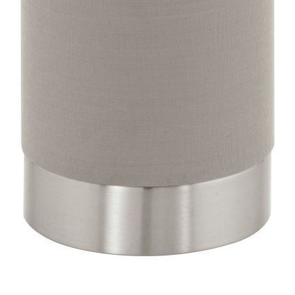 Eglo - Dimbaar tafellamp 1xE27/40W/230V taupe