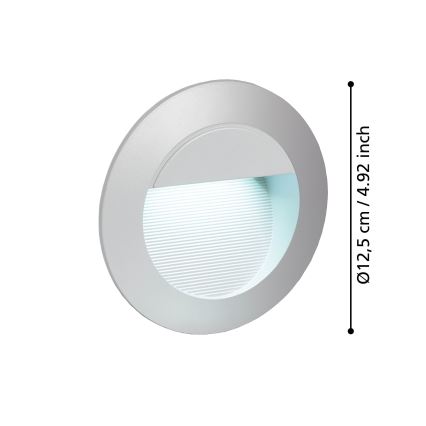 Eglo - LED Oriëntatielamp voor buiten 1xLED/2,5W/230V IP65