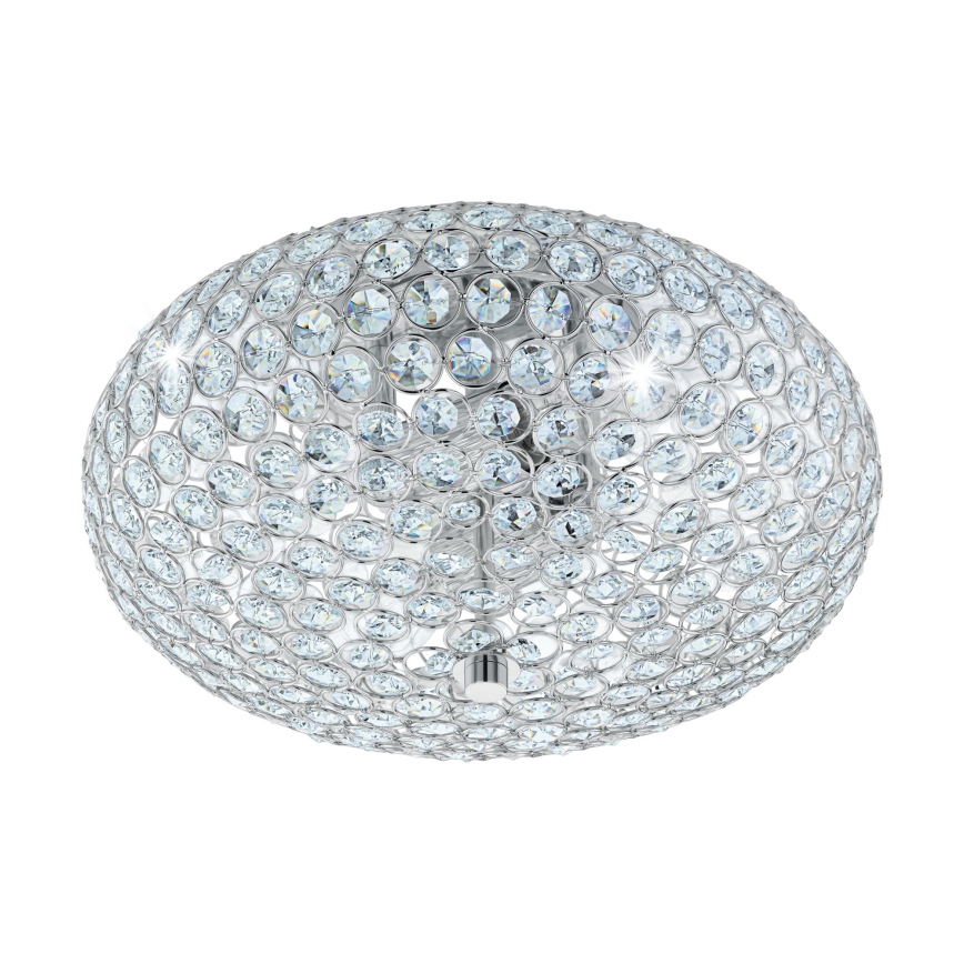 Eglo - Kristallen plafondlamp 2xE27/60W/230V