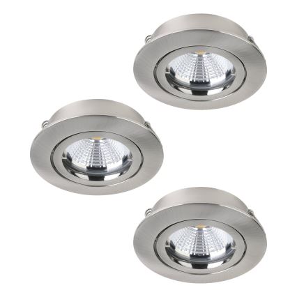 Eglo - SET 3x LED Inbouwlamp TEDO 3xGU10-LED/5W/230V