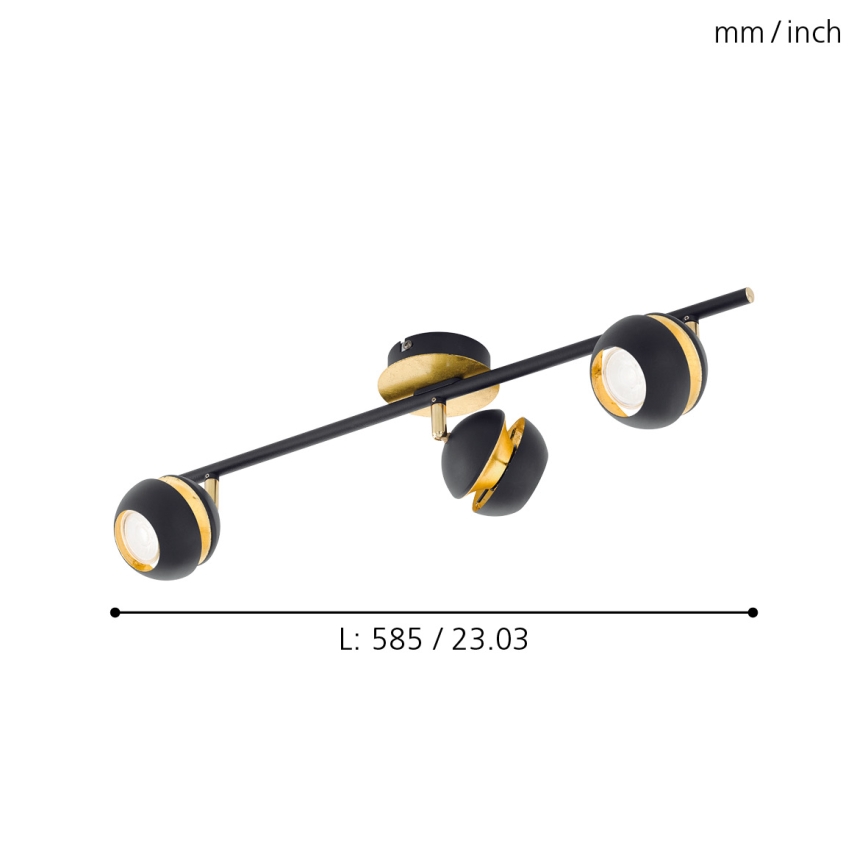 Eglo - Spot LED 3xGU10-LED/4W/230V