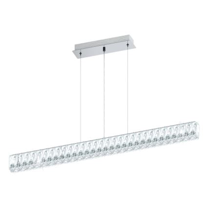 Eglo 95543 - Kristallen kroonluchter dimbaar TELLUGIO-S LED/36W/230V