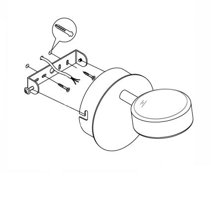 Eglo - LED-inbouwspot LED/5,4W/230V
