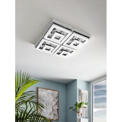 Eglo - Plafonnier en cristal LED/48W/230V