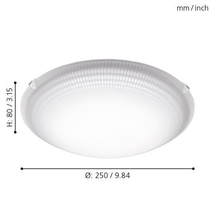 Eglo - LED Plafondverlichting LED/8,2W/230V