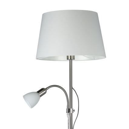 Eglo - Lampadaire 1xE27/60W + 1xE14/40W