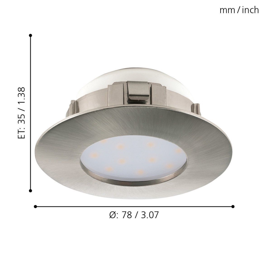 Eglo - LED Inbouwlamp 1xLED/4,9W/230V