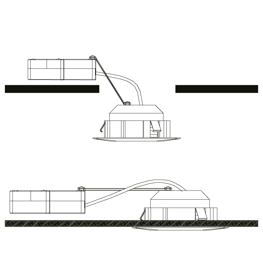 Eglo - Lot de 3 luminaires encastrés LED PINEDA LED/4,9W/230V