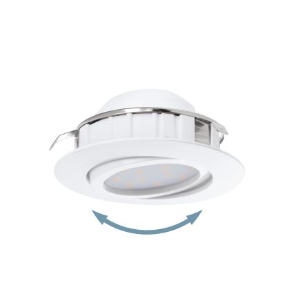 Eglo - Set van 3 LED-inbouwspots PINEDA LED/4,9W/230V