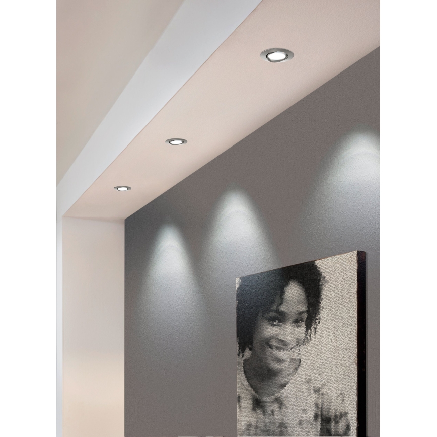 Eglo - Lot de 3 spots LED encastrables dimmables PINEDA LED/5,5W/230V