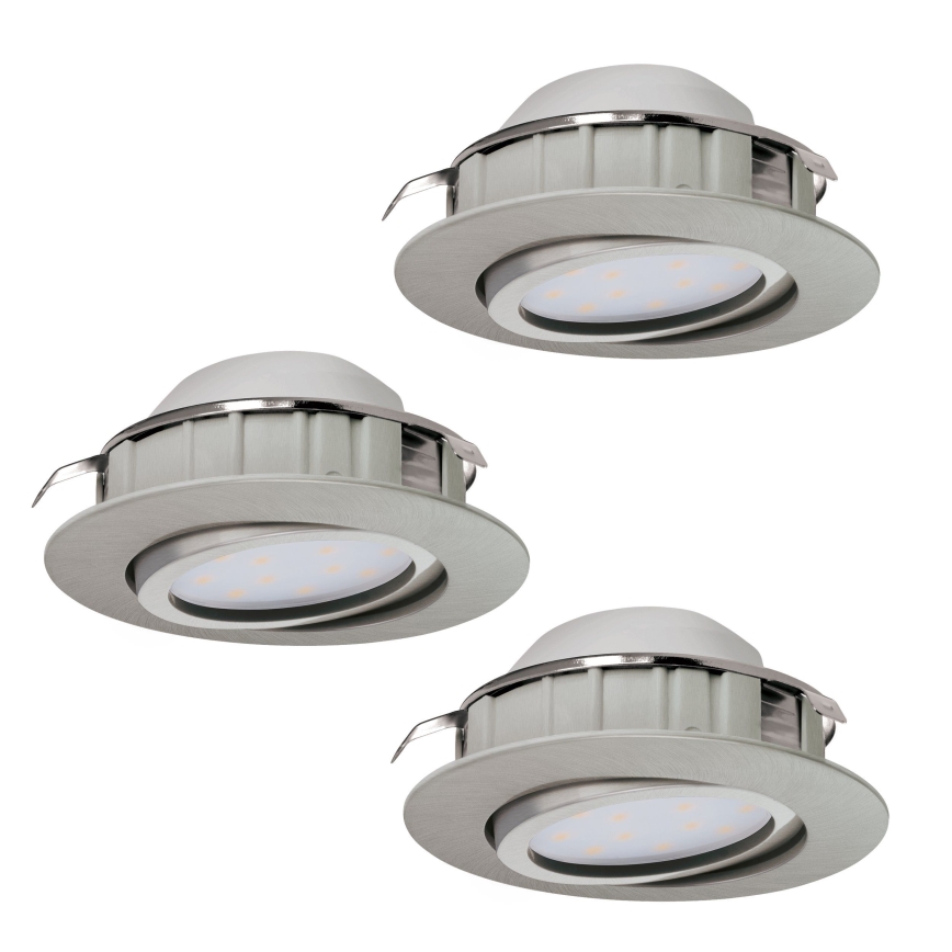 Eglo - Lot de 3 spots encastrés LED PINEDA LED/6W/230V