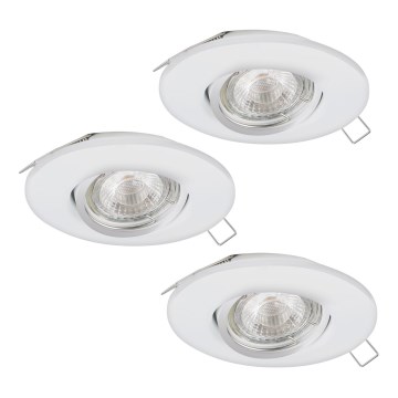 Eglo 95895 - SET 3x LED Hang plafondverlichting PENETO 1 1xGU10-LED/3W/230V
