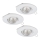 Eglo 95895 - SET 3x LED Hang plafondverlichting PENETO 1 1xGU10-LED/3W/230V