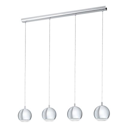 Eglo - LED Hanglamp 4xGU10-LED/4W/230V