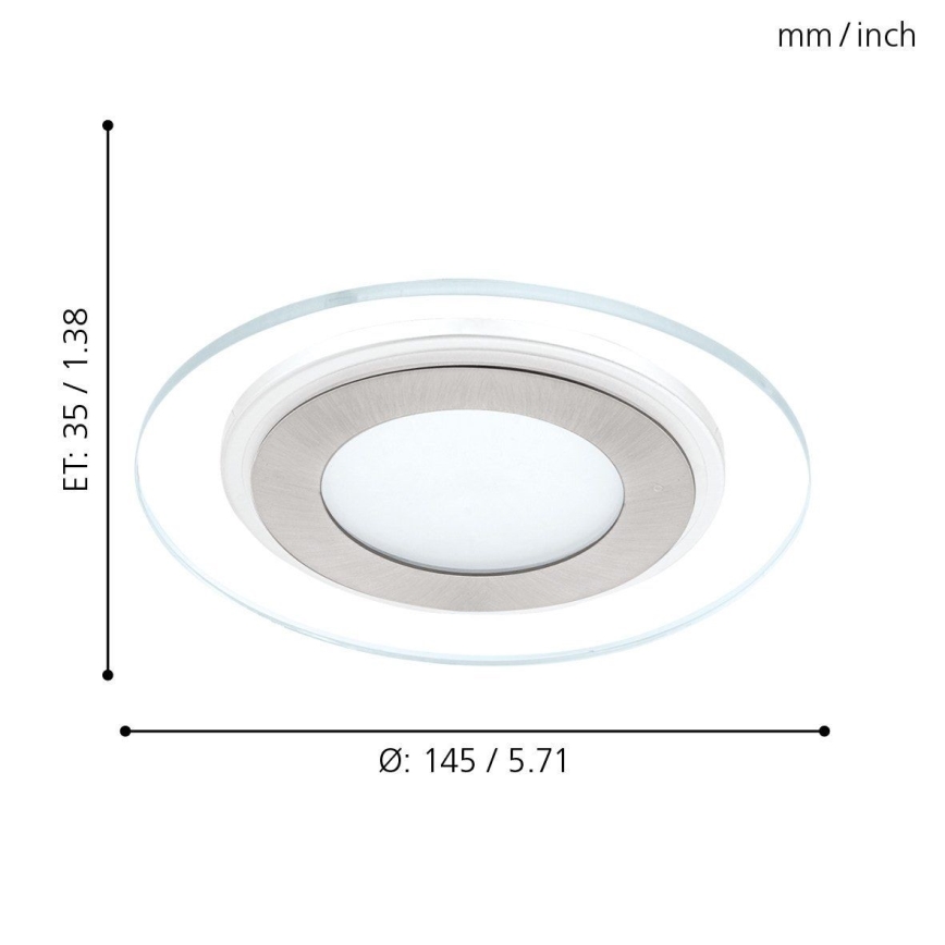 Eglo - LED Inbouwlamp LED/11W/230V
