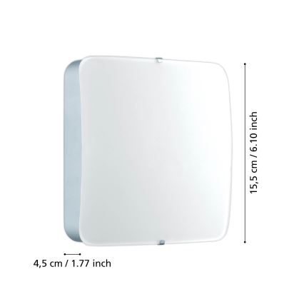 Eglo 95968 - Plafonnier LED CUPELLA LED/11W/230V chrome brillant