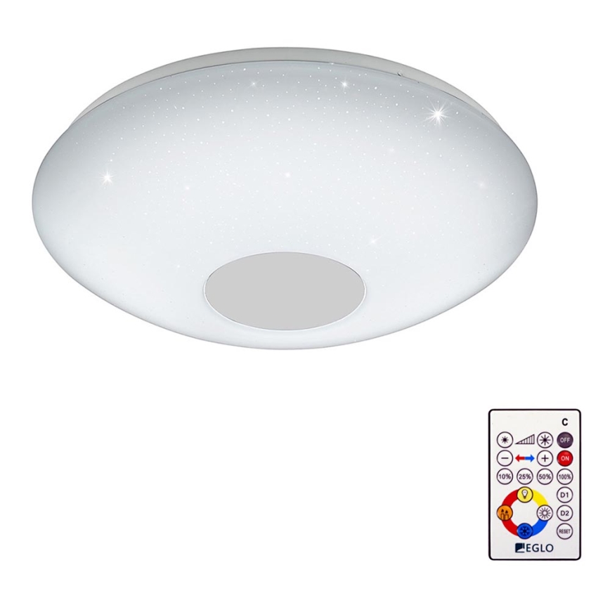 Eglo 95971 - Dimbare LED-plafondlamp VOLTAGO 2 LED/14W/230V + afstandsbediening