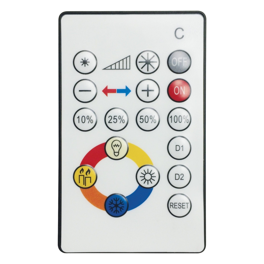 Eglo 95972 - LED dimbare plafondlamp VOLTAGO 2 LED/20W/230V + afstandsbediening