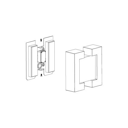 Eglo - Applique murale LED extérieure 2xLED/4,8W IP44