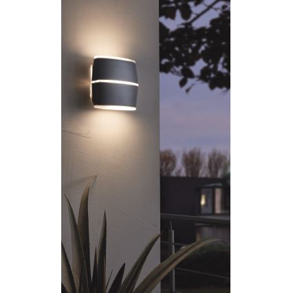 Eglo - LED Wandlamp voor buiten 2xLED/6W IP44