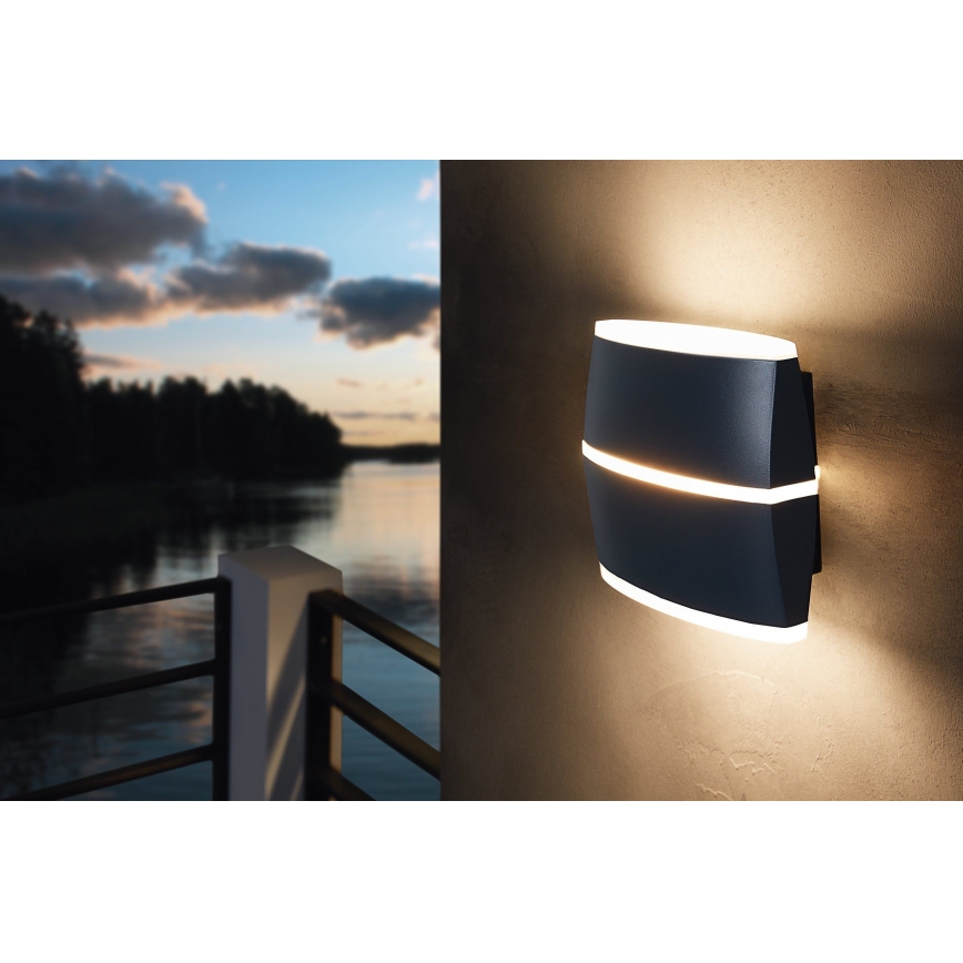 Eglo - LED Wandlamp voor buiten 2xLED/6W IP44