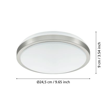 Eglo 96032 - LED Plafondverlichting COMPETA 1 LED/18W/230V