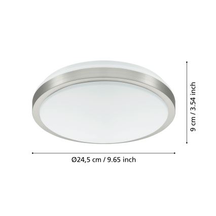 Eglo - Plafonnier LED/18W/230V