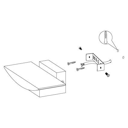 Eglo - Applique murale 1xLED/5,6W/230V