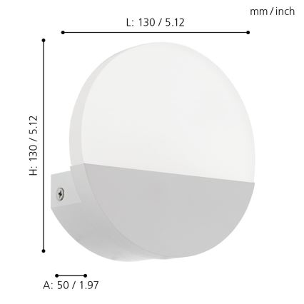 Eglo - Applique murale LED/4,5W/230V