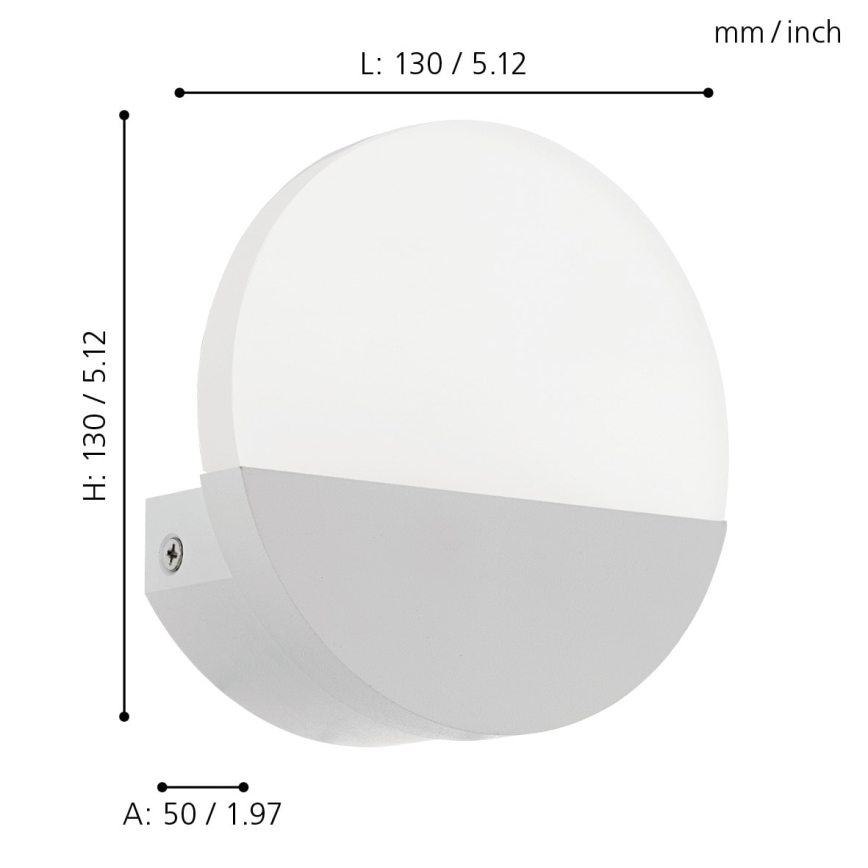 Eglo - Applique murale LED/4,5W/230V