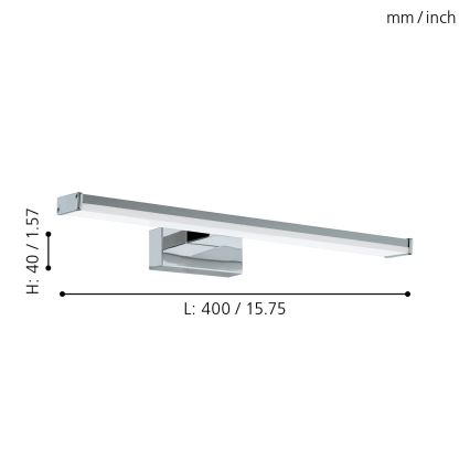 Eglo - Luminaire LED salle de bain LED/7,4W/230V IP44