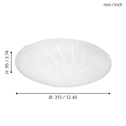 Eglo - LED Plafondverlichting LED/11W/230V