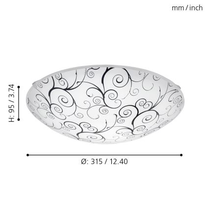 Eglo - LED Plafondverlichting LED/11W/230V