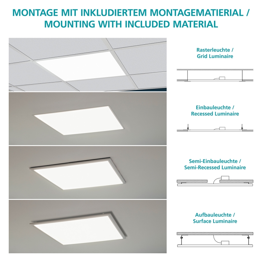 Eglo - LED Plafondpaneel LED/16W/230V