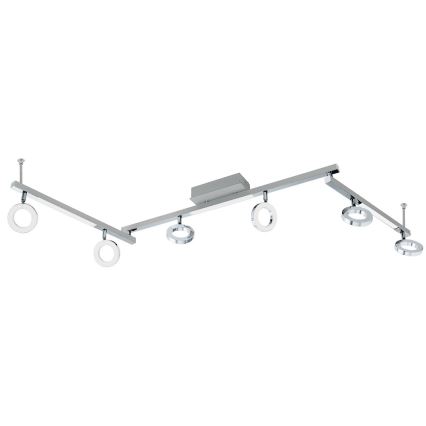 Eglo - Inbouwspot 6xLED/3,2W + 3xLED/3,3/230V