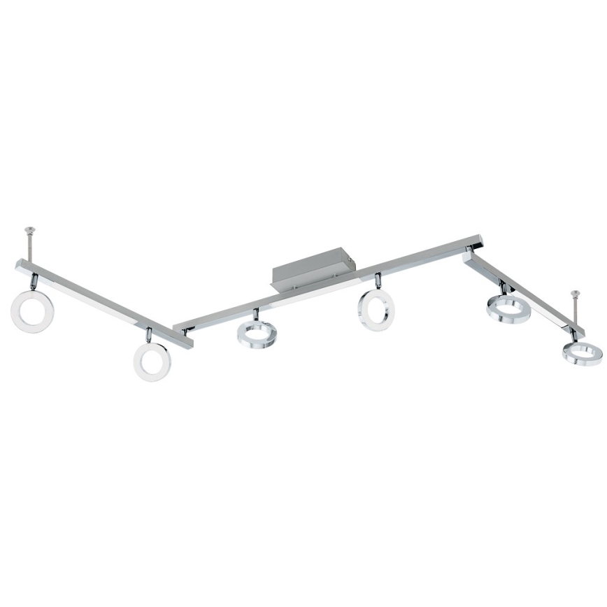 Eglo - Inbouwspot 6xLED/3,2W + 3xLED/3,3/230V