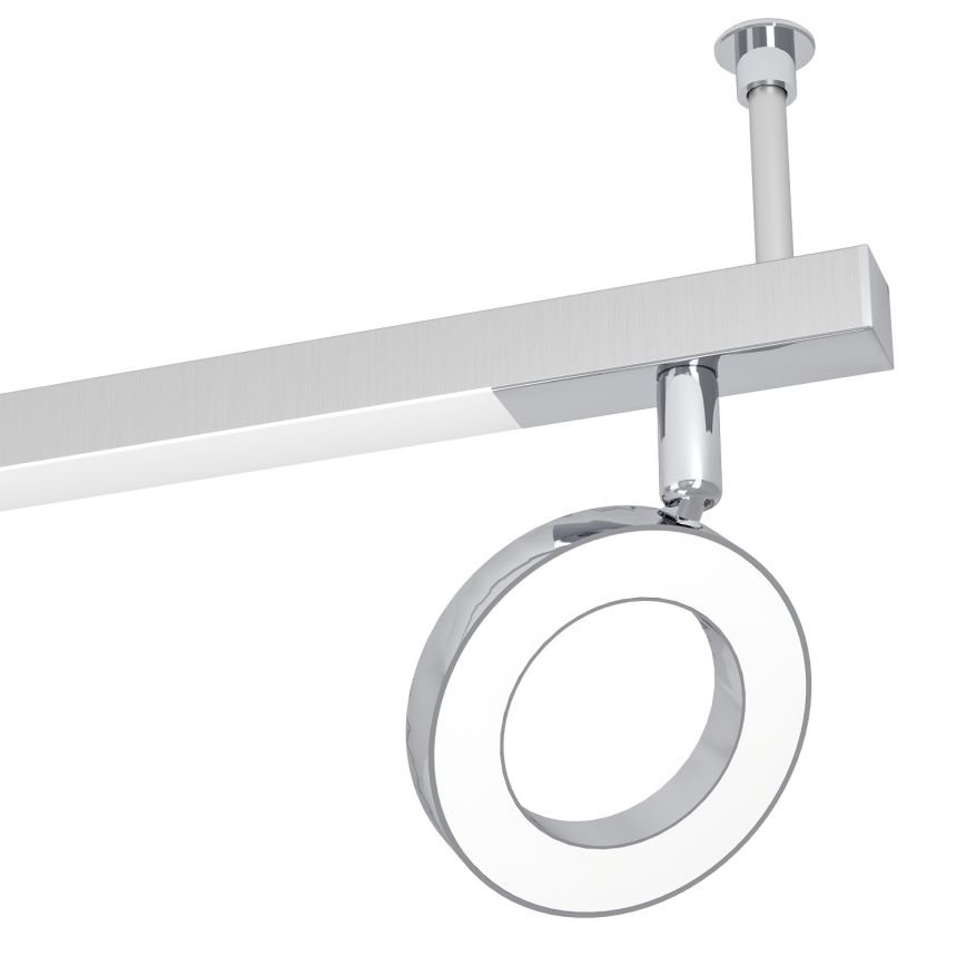 Eglo - Inbouwspot 6xLED/3,2W + 3xLED/3,3/230V