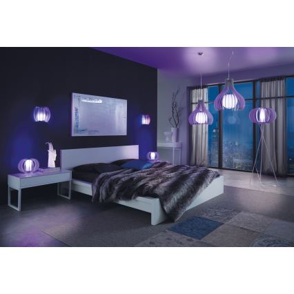 Eglo 96211 - Hanglamp aan kabel TINDORI 1xE27/60W/230V Ø 50 cm wit
