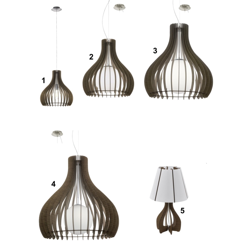 Eglo 96219 - Lustre TINDORI 1xE27/60W/230V