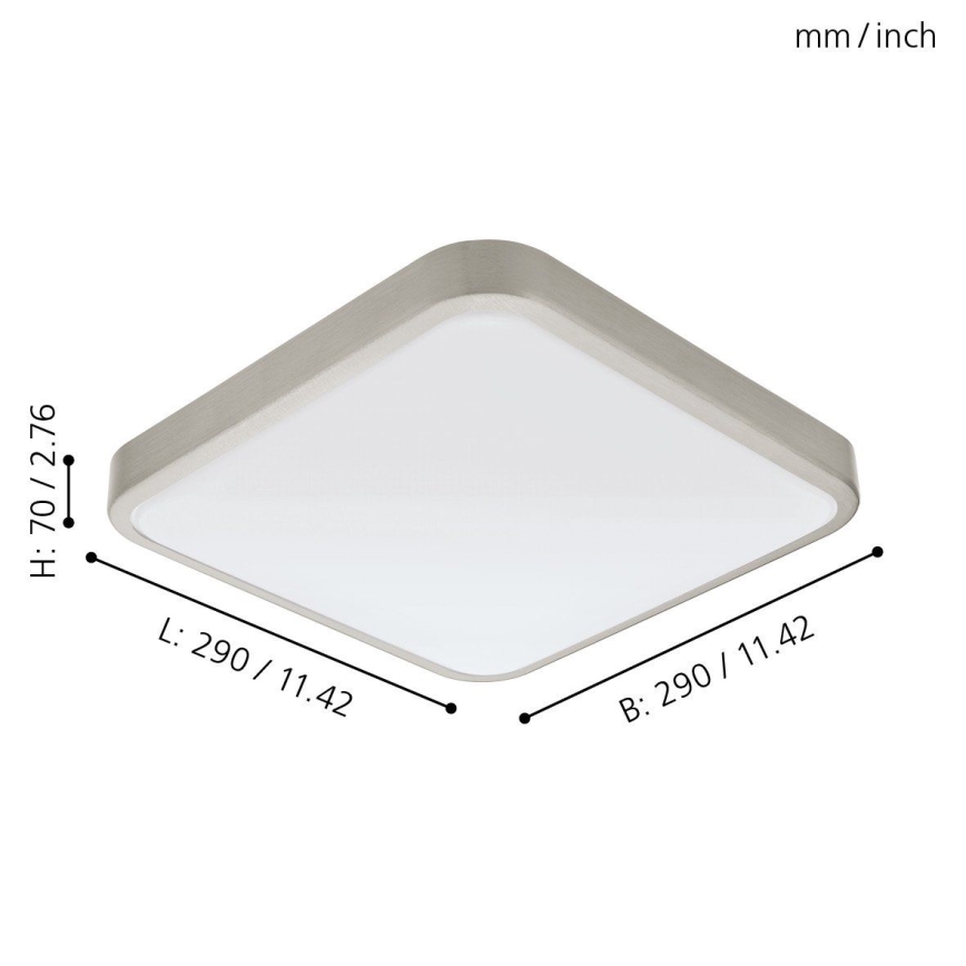 Eglo 96231 - Plafonnier LED pour salle de bains MANILVA LED/16W/230V IP44